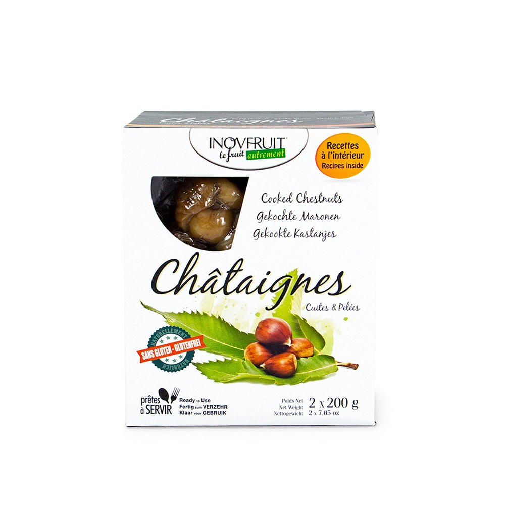 Inovchataigne Chestnuts Whole Cooked Vacuum Packed 400g