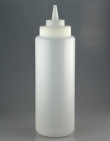 Trenton Clear Plastic Squeeze Bottle 1L