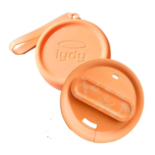 Lydy Reusable Lid Peach Flowers