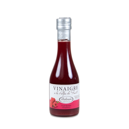 Delouis White Wine Vinegar with Raspberry Puree 250mL