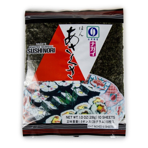 Nagai's Roasted Seaweed Sushi Nori Sheets 28g