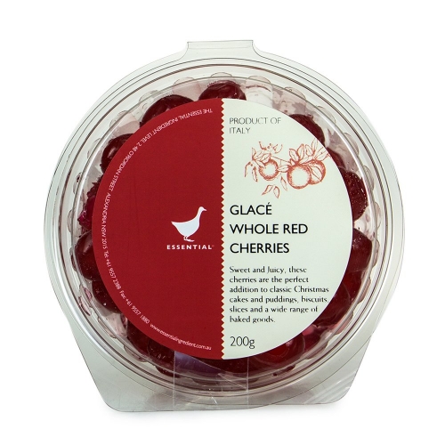 TEI Whole Glace Red Cherries 200g