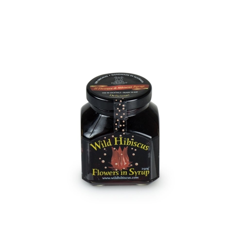 Wild Hibiscus Flowers in Syrup 250g