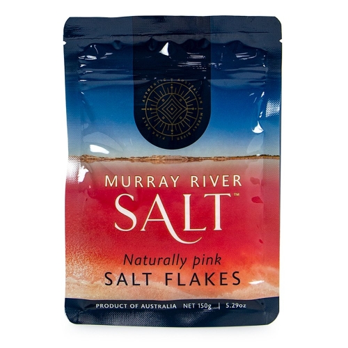 Murray River Gourmet Pink Salt Flakes Pouch 150g