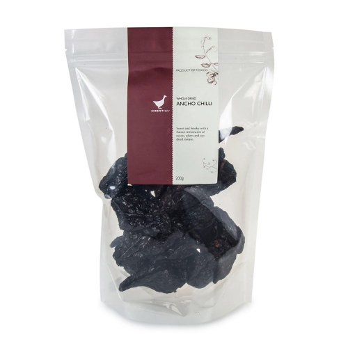 The Essential Ingredient Whole Dried Ancho Chilli 200g