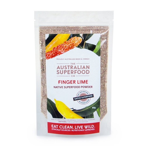 The Australian Superfood Co Freeze Dried Finger Lime 80g