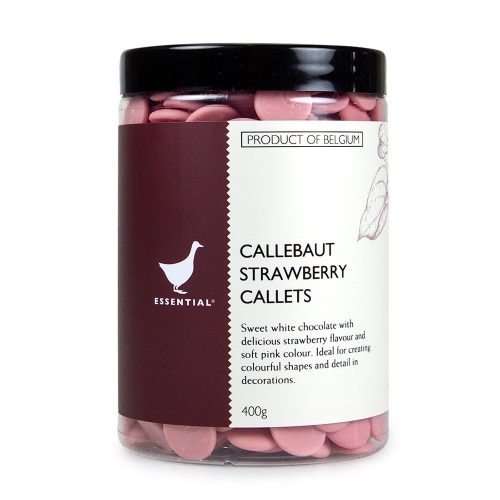 TEI Callebaut Strawberry Callets 400g