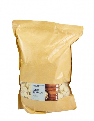Tribute Craft Chocolate Couverture White 32% Cocoa Butter 4kg