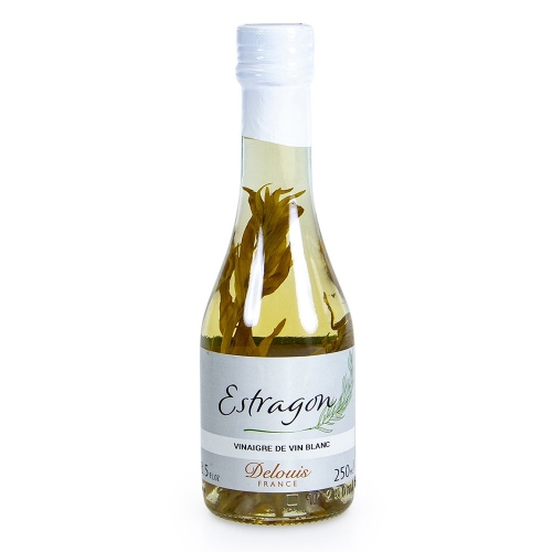 Delouis White Wine Vinegar with Fresh Tarragon 250mL