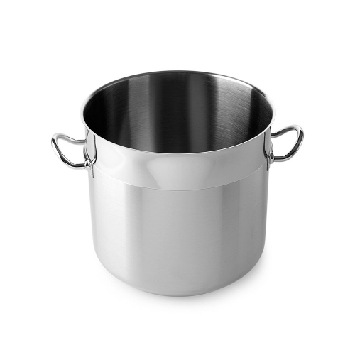 Silampos Stainless Steel 'Nautilus' Deep Stockpot with lid 24cm (9.7L)