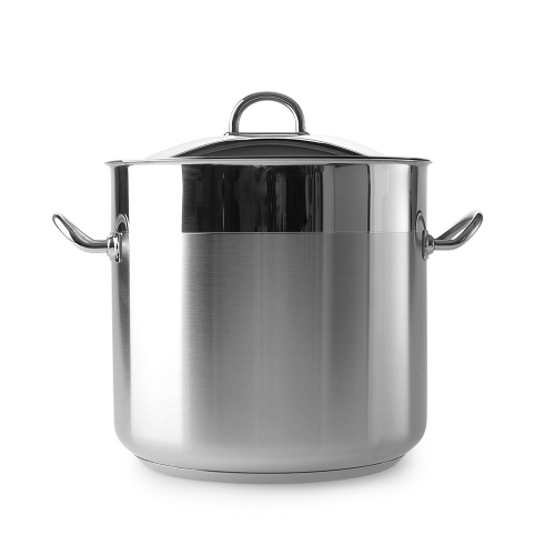 Silampos Stainless Steel 'Nautilus' Deep Stockpot with lid 24cm (9.7L)
