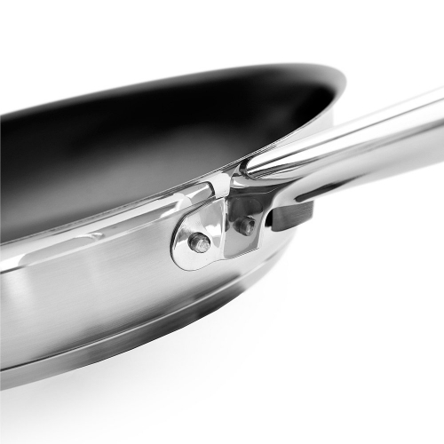 Silampos Stainless Steel 'Nautilus' Non-Stick Conical Frypan 26cm