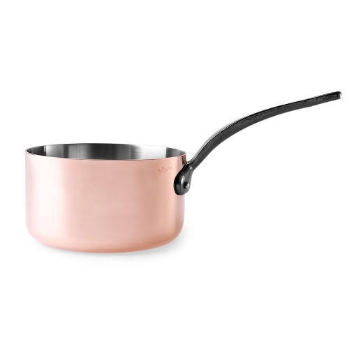 De Buyer Copper Saucepan with Cast Iron Handle 16cm