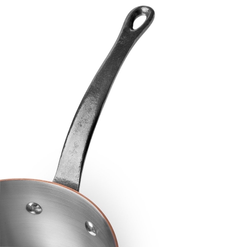 De Buyer Copper Saucepan with Cast Iron Handle 16cm