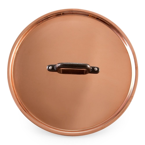 De Buyer Copper Lid with Cast Iron Handle 24cm