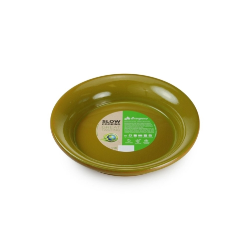 Graupera Pie Plate - Olive green 23cm