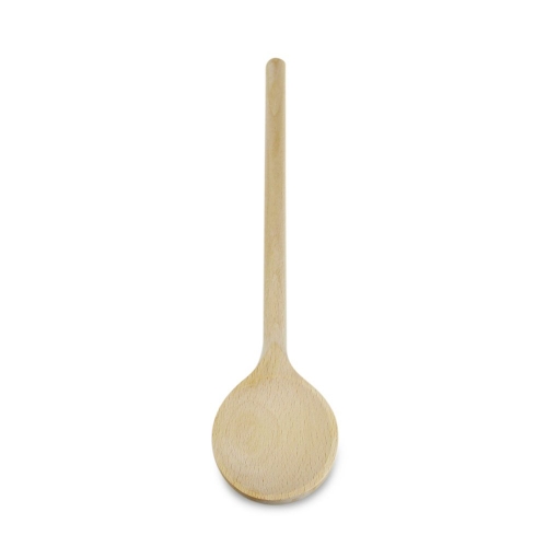 The Essential Ingredient Beech Wood Round Spoon, Large Head 30cm