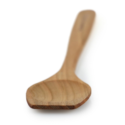 The Essential Ingredient Cherry Wood Flat Edged Spoon 30cm