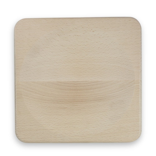 The Essential Ingredient Wooden Chopping Board for Mezzaluna 20cm x 20cm