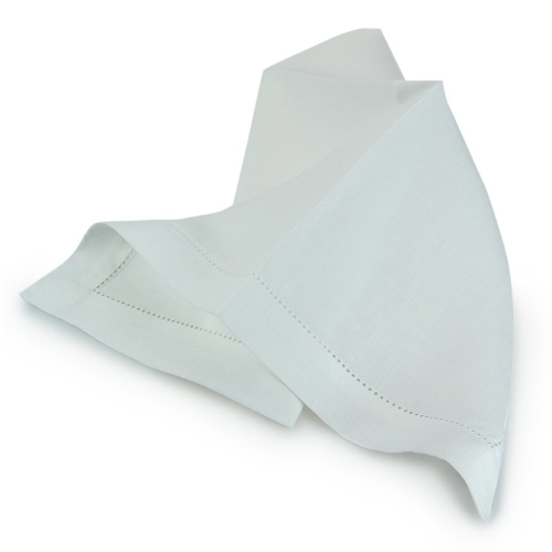 The Essential Ingredient Deluxe Pure Linen Table Napkin - White 45cm x 45cm