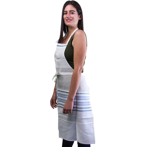 The Essential Ingredient Pure Linen Striped Apron