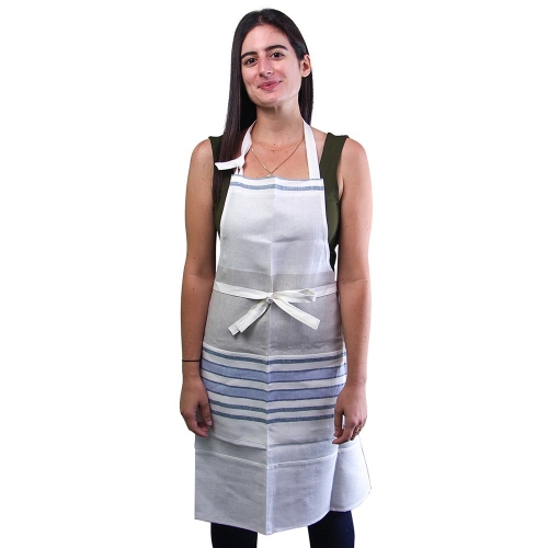 The Essential Ingredient Pure Linen Striped Apron