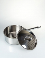 The Essential Ingredient Stainless Steel Saucepan with Lid 18cm