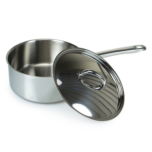 The Essential Ingredient Stainless Steel Saucepan with Lid 20cm